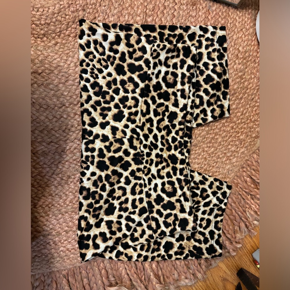 Cheetah biker shorts